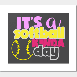 Softball Day Posters and Art